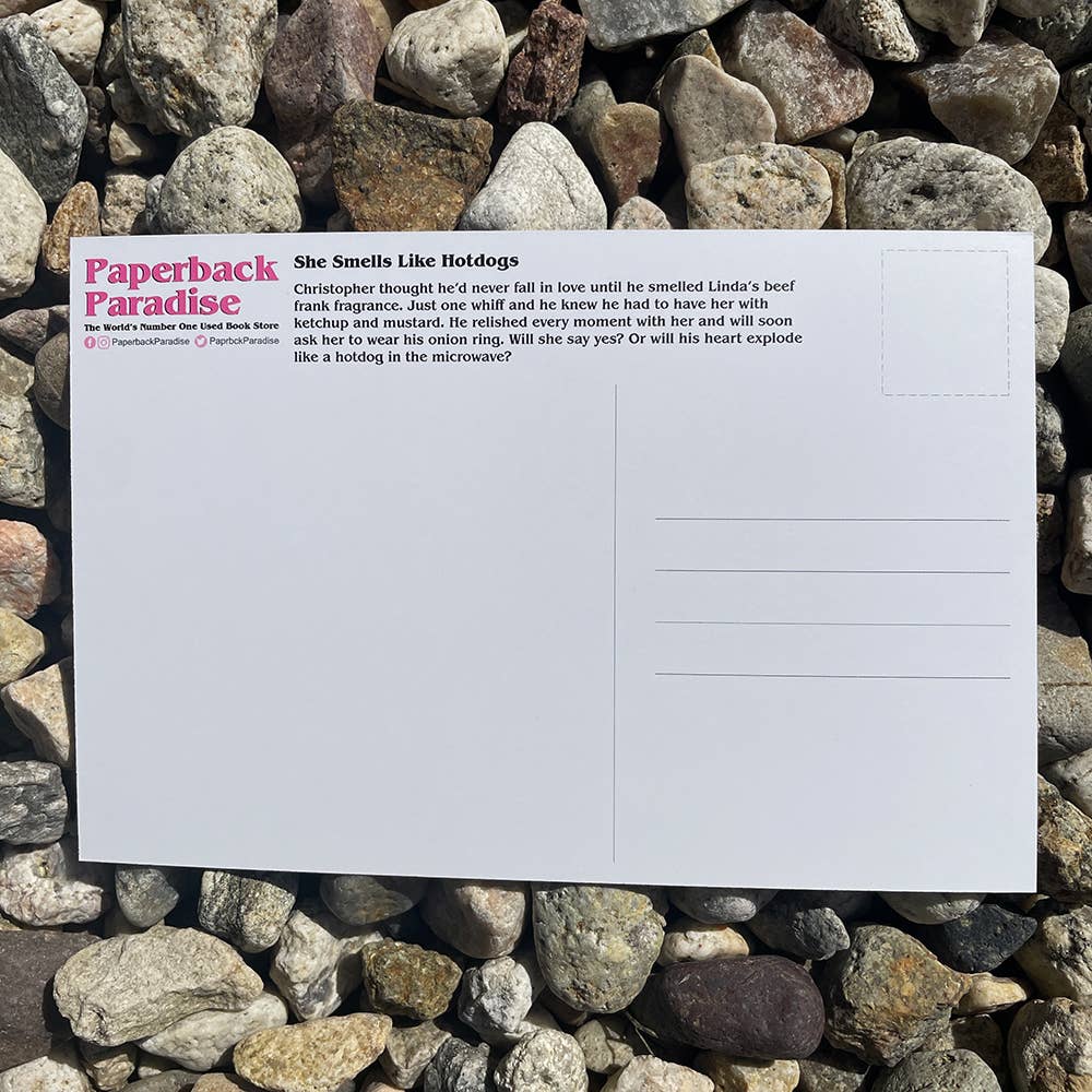 She Smells Like Hotdogs Postcard