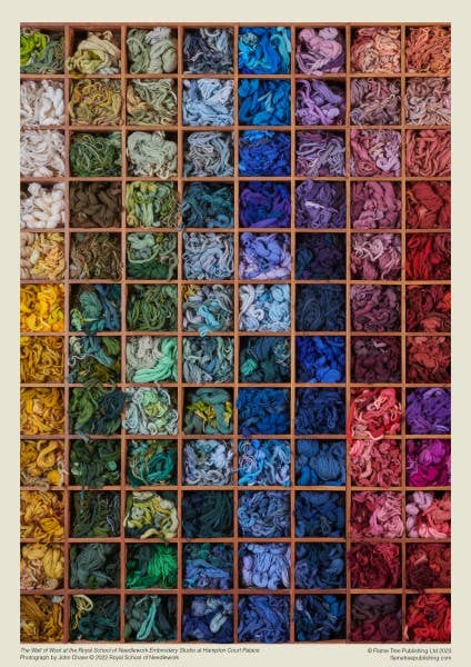 Royal School Of Needlework: Wall Of Wool 1000 Piece Jigsaw