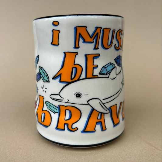 Lucky Sea Turtle Cup - XLarge Ceramic Mug