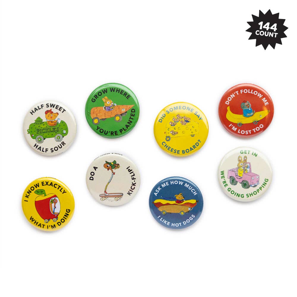 Richard Scarry - Button Pin (Cars and Trucks)