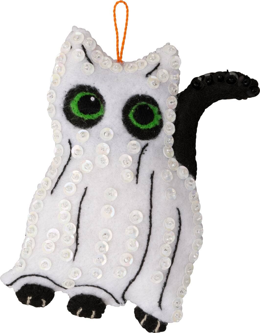 Bucilla Purrfectly Spooky Felt Ornament Kit - Set of 6