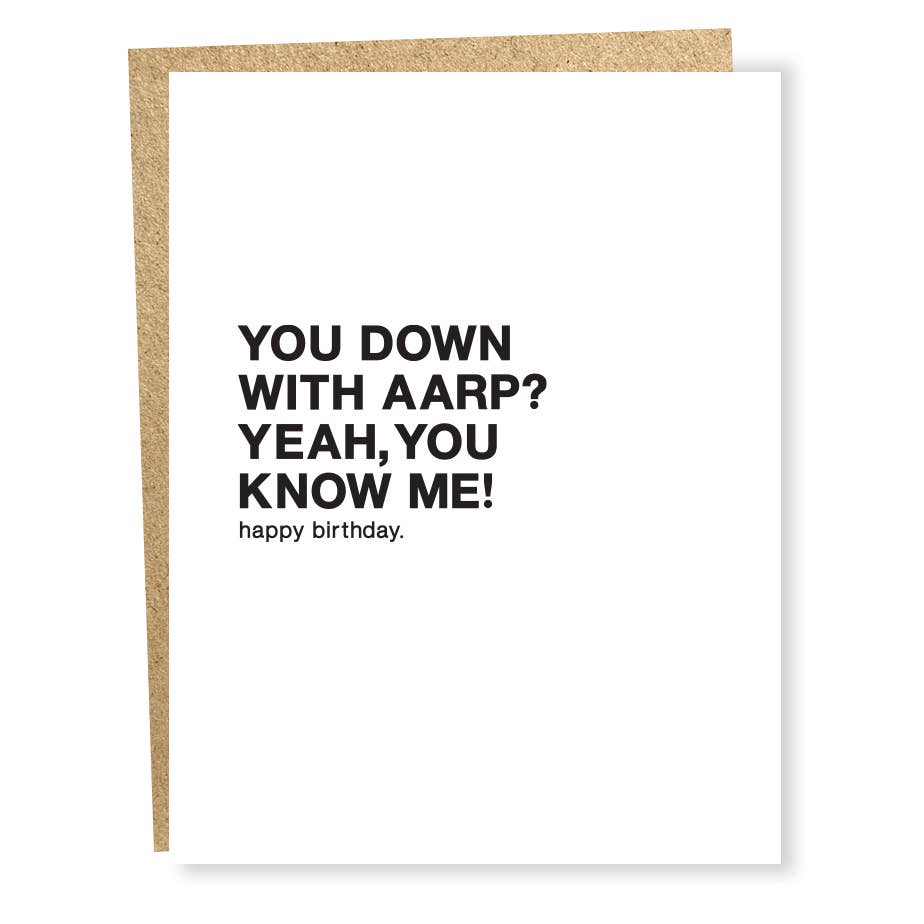 You Down with AARP Card