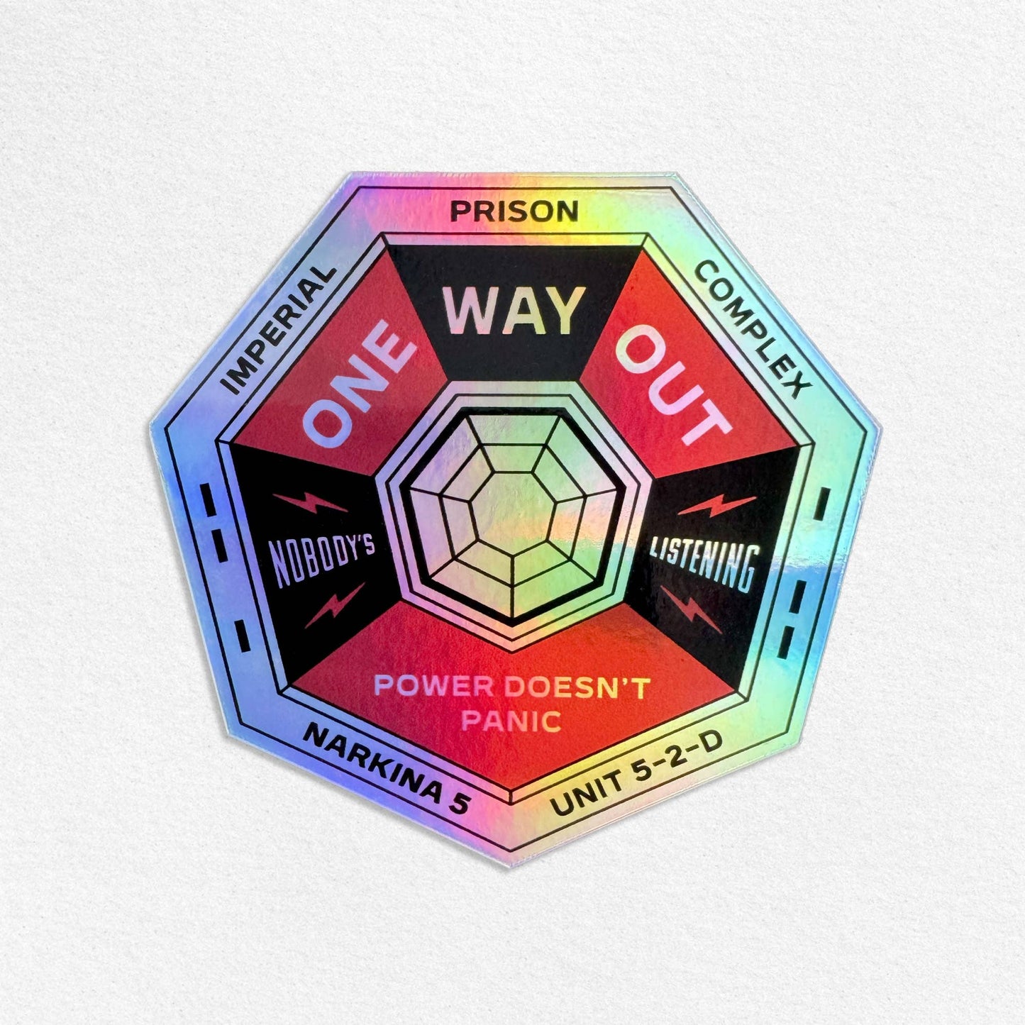 Star Wars One Way Out Holo Sticker