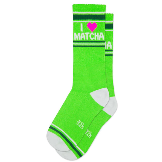 I ❤️ Matcha Gym Crew Socks