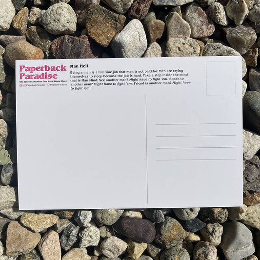 Man Hell Postcard