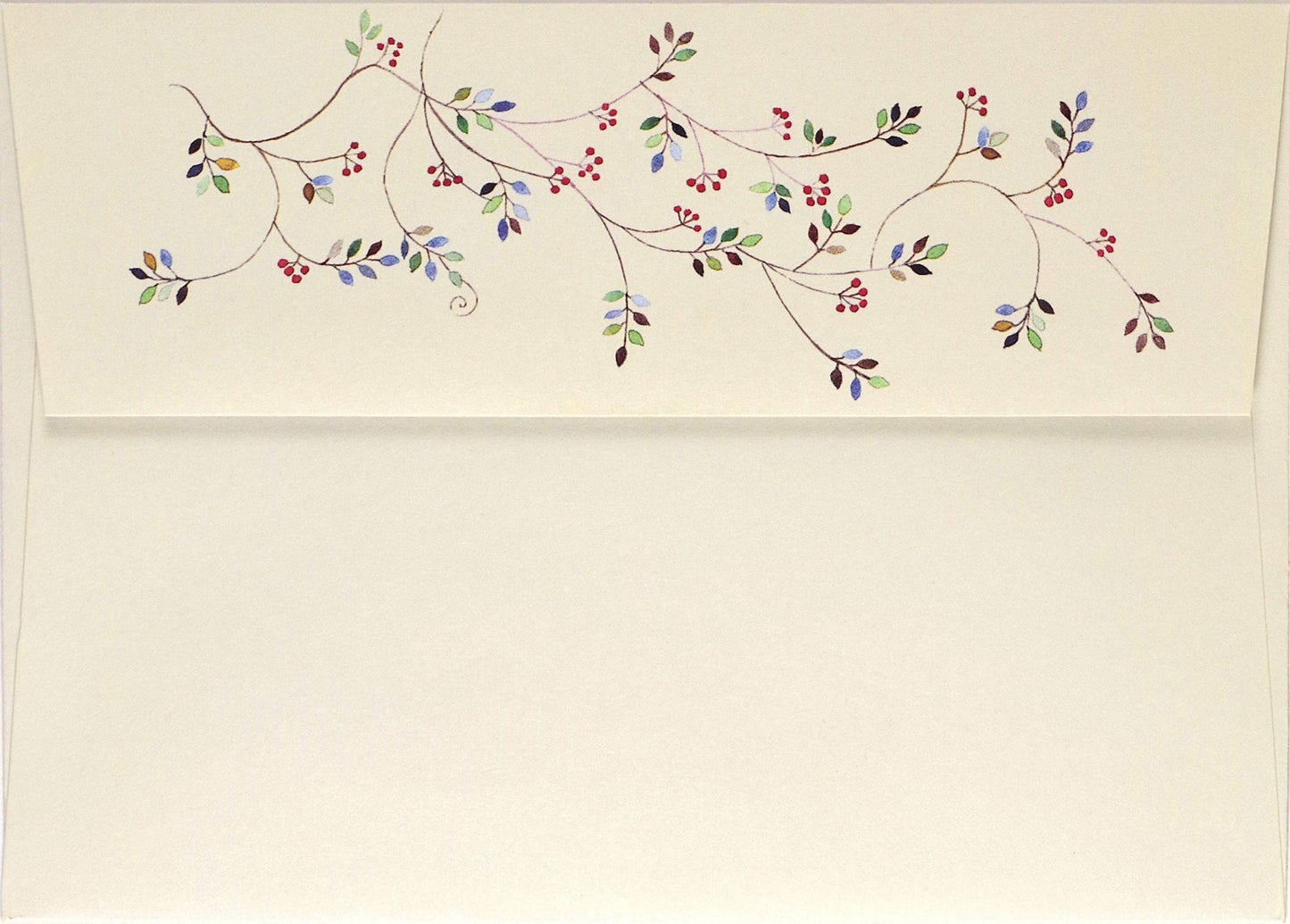 Watercolor Ornaments Small Boxed Holiday Cards