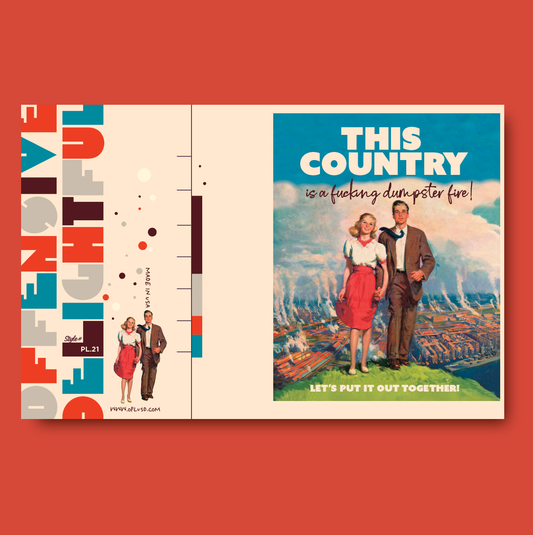 Country is a Dumpster Fire Card