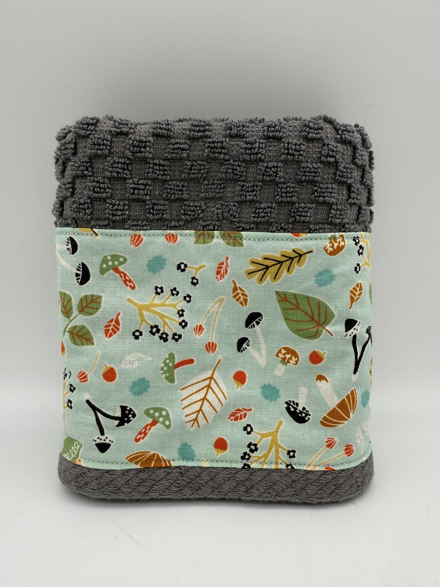 Mushrooms & Leaves Kitchen Towel