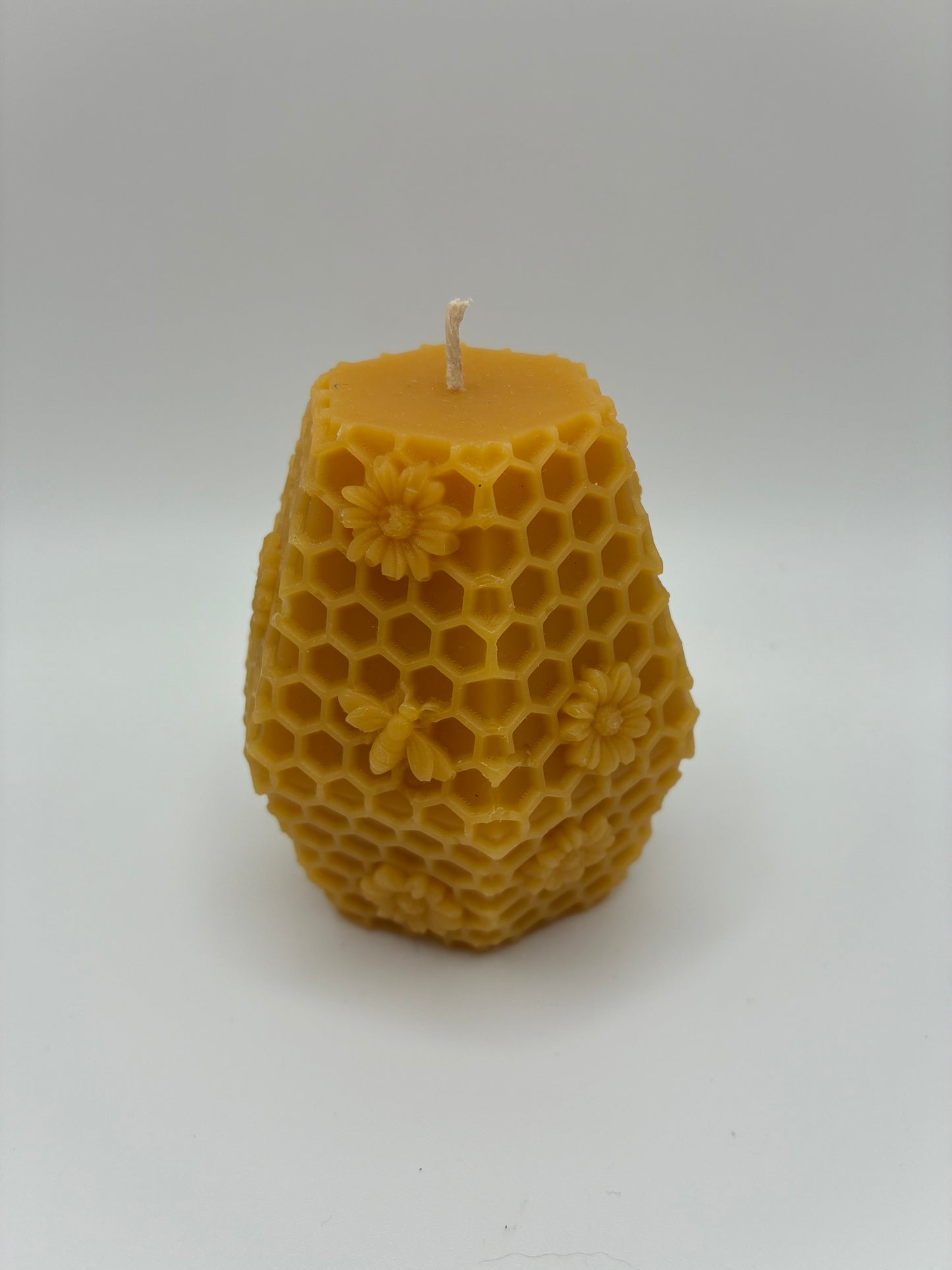 Beeswax Candle - Hexagon Honeycomb