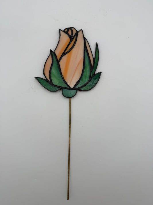 Stained Glass Rose by Debi