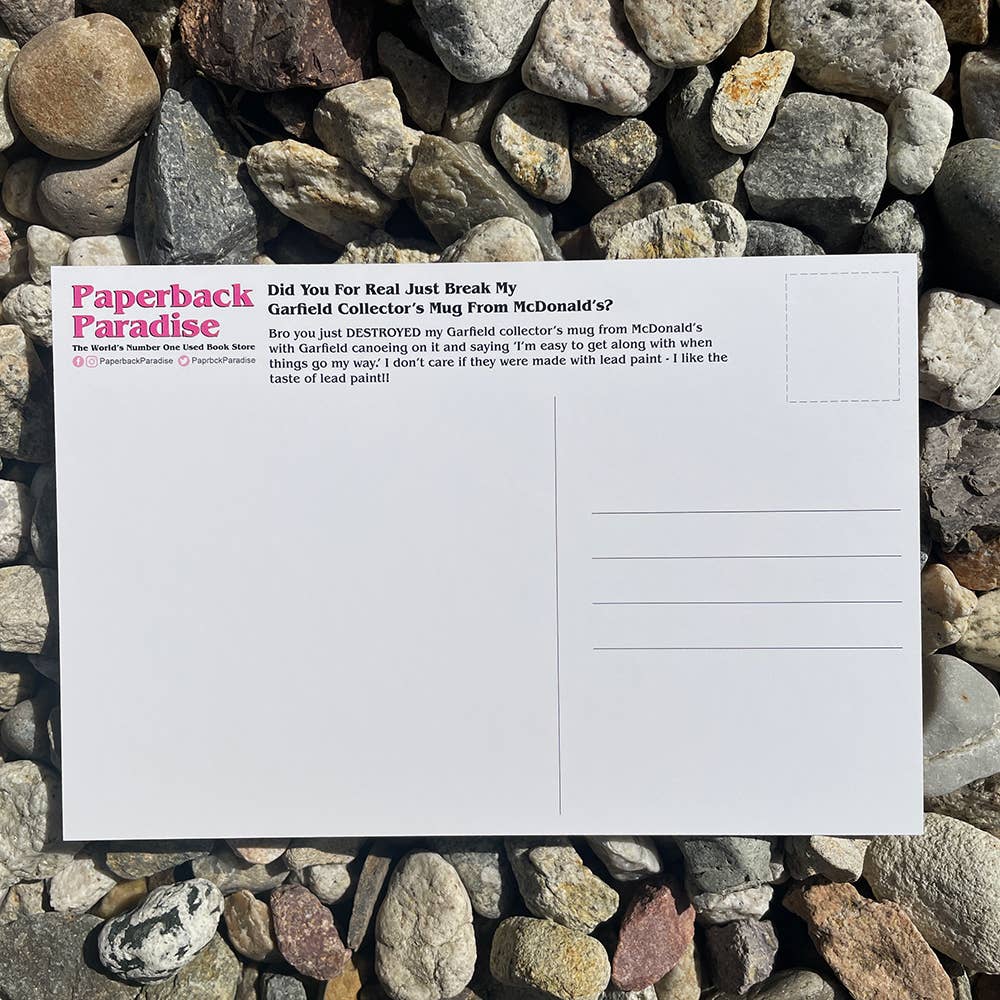 My Garfield Collectors Mug Postcard