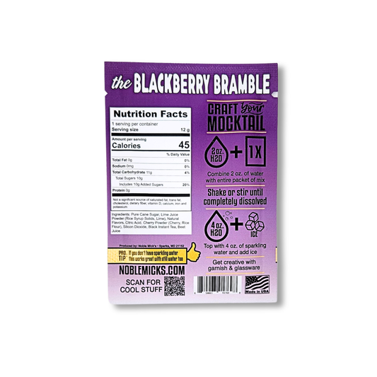 The Blackberry Bramble Single Serve Mocktail