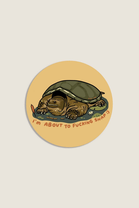 About to Snap Vinyl Sticker - The Regal Find