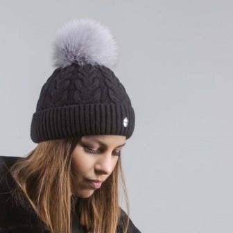 Alpaca Fuzzball Pom - Pom: Dark Brown - The Regal Find