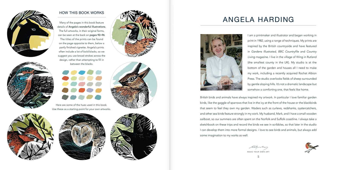 Angela Harding Coloring Book by: Paperback; 96 pages / English - The Regal Find