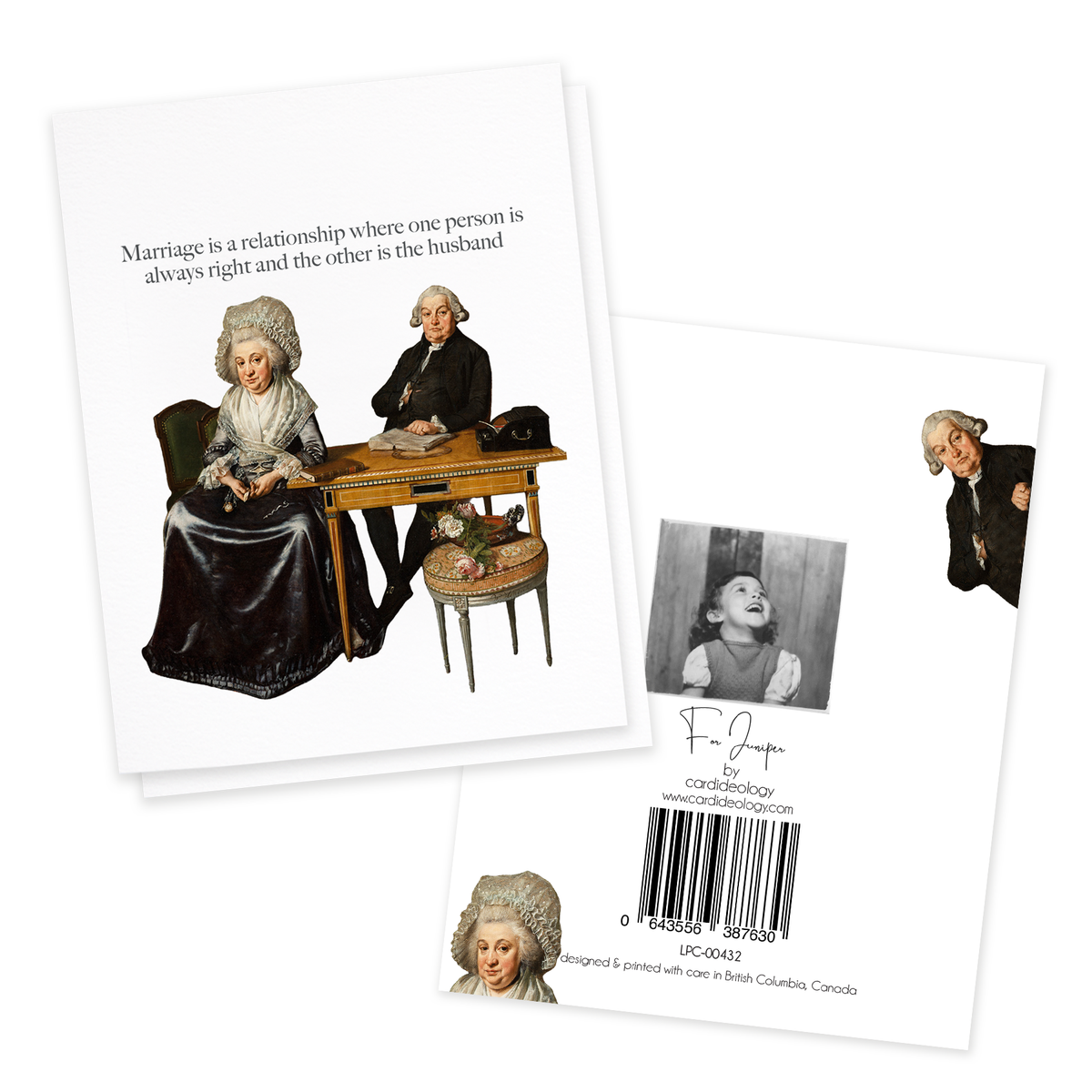 Always Right, Funny Wedding/Anniversary Greeting Card