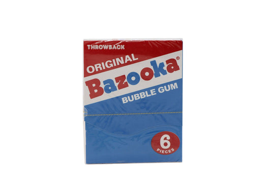 Bazooka Throwback Bubble Gum Wallet Pack 12ct - The Regal Find