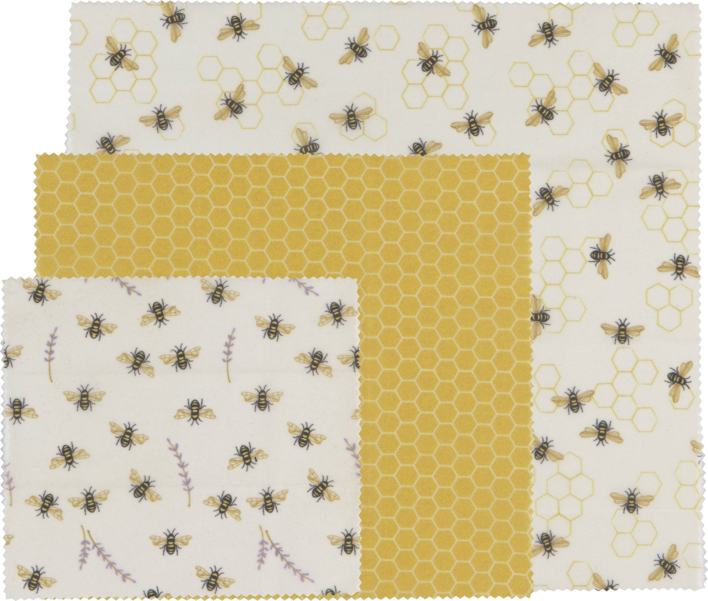 Bees Beeswax Wrap Set of 3 - The Regal Find