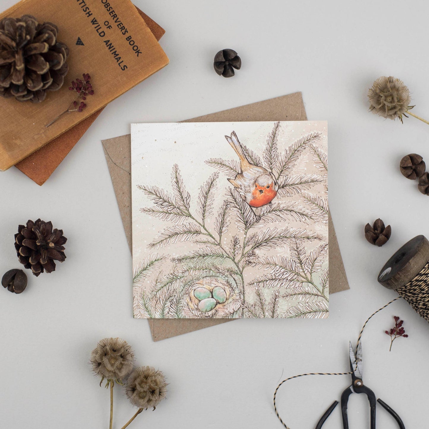 Robin's Nest Greeting Card
