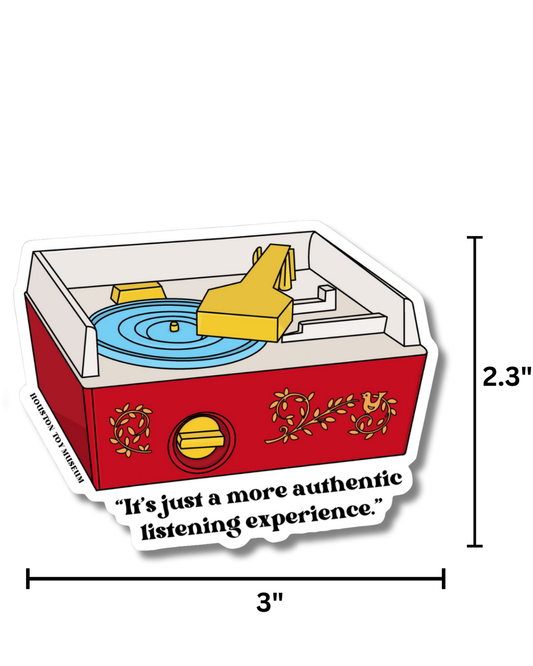 Fisher Price Record Player Sticker
