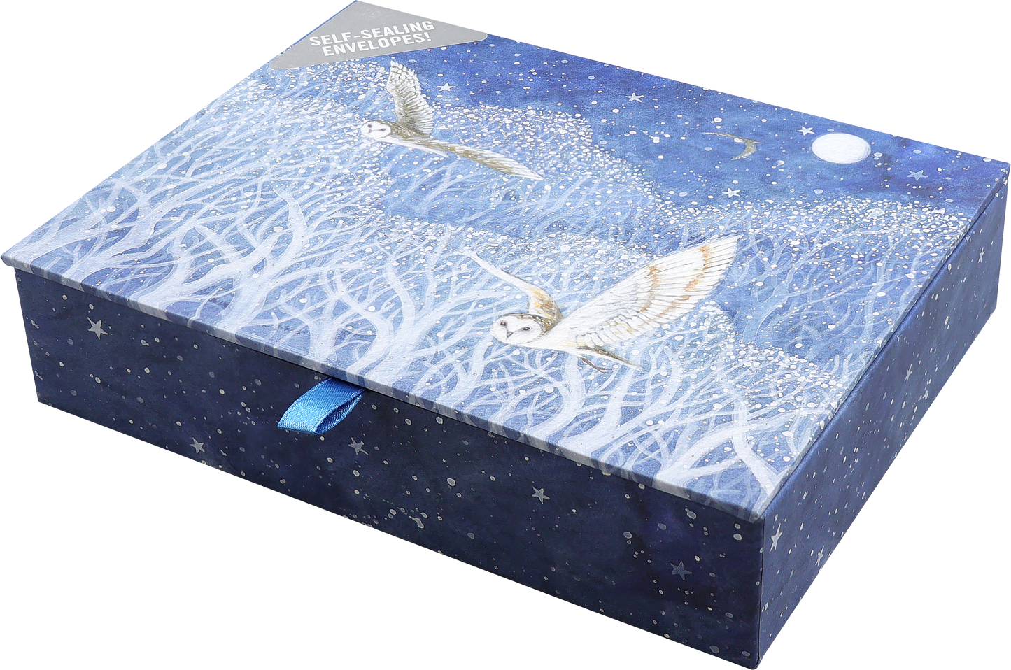 Owls in Flight Deluxe Boxed Holiday Cards