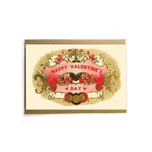 Cigar Box Valentine Card - The Regal Find