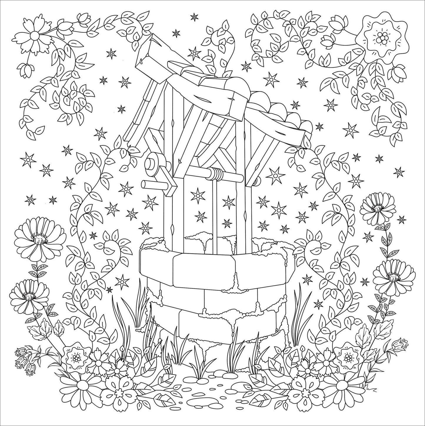 Cottagecore Adult Coloring Book - The Regal Find