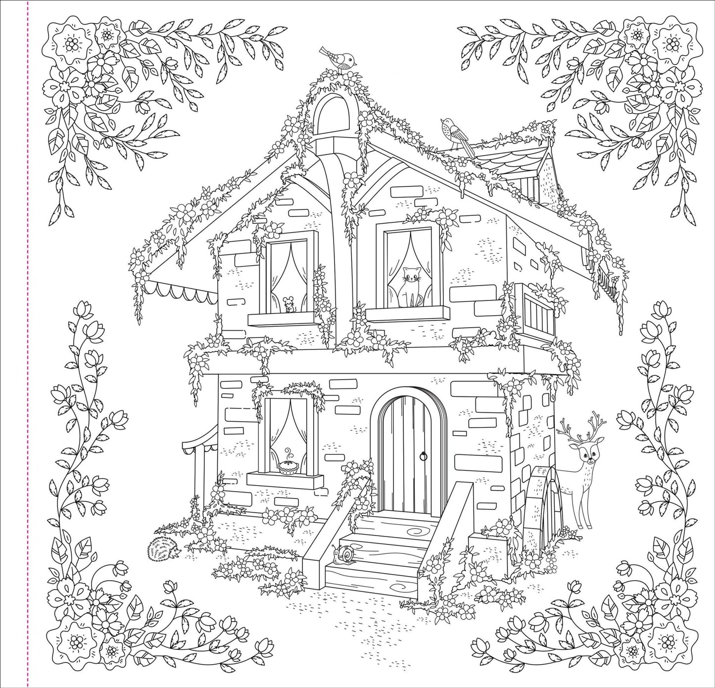 Cottagecore Adult Coloring Book - The Regal Find