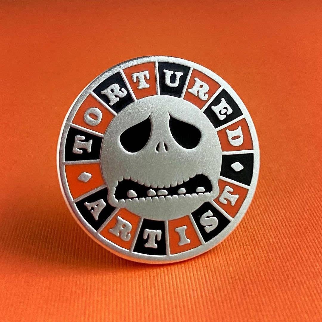 Nightmare Before Christmas Tortured Artist Enamel Pin