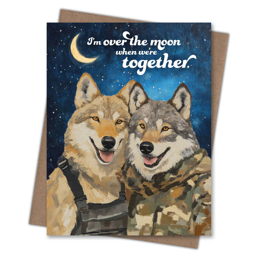 Wolf Love Card