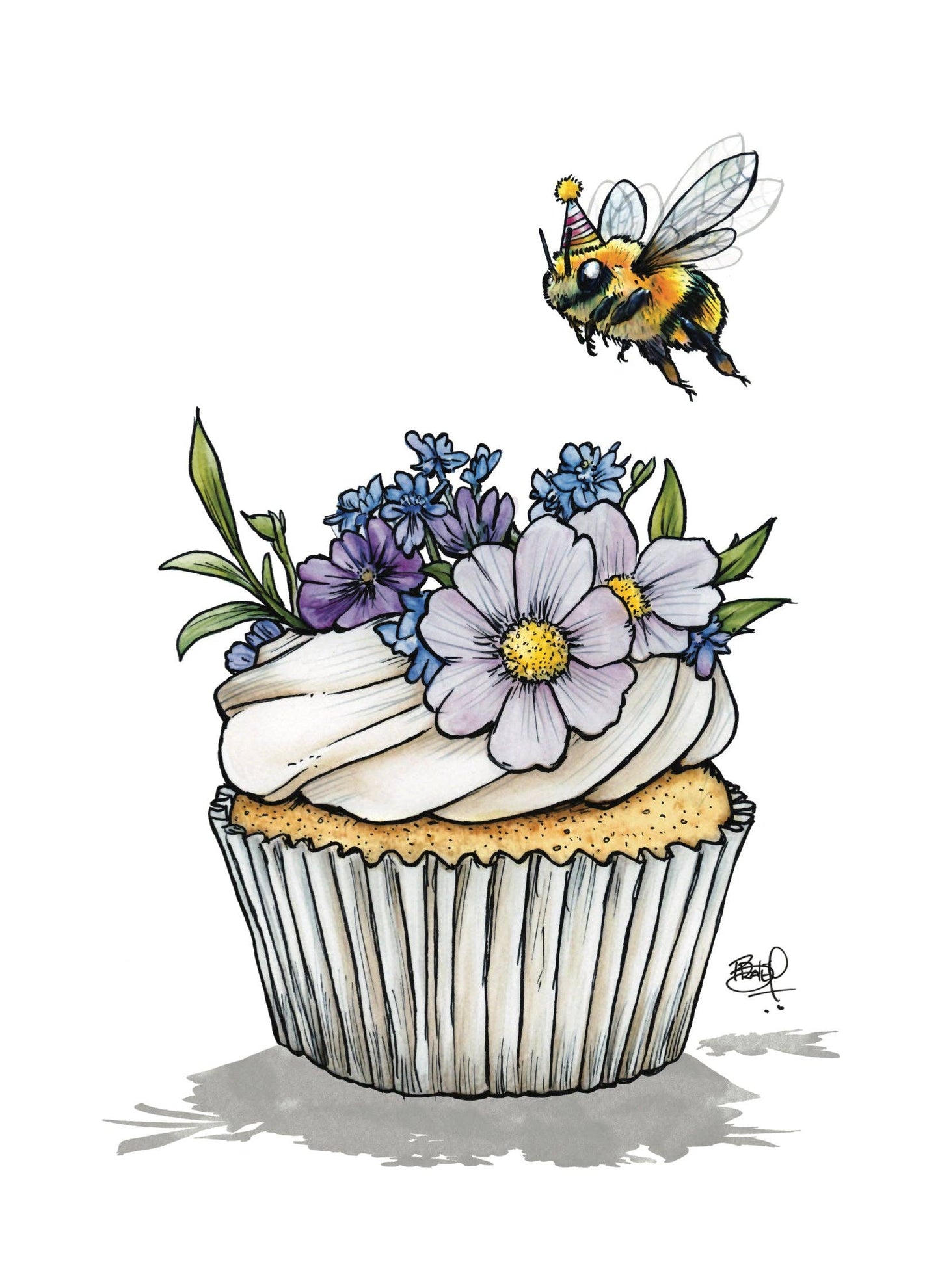 Bumble Birthday #377 - vertical