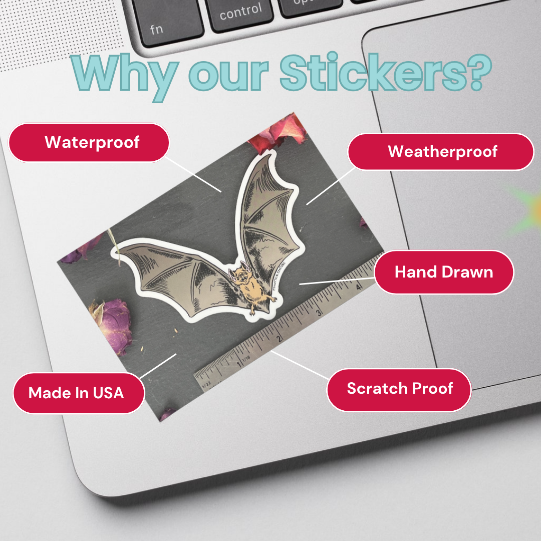 Raven Sticker | Black Bird | Decals | Gifts