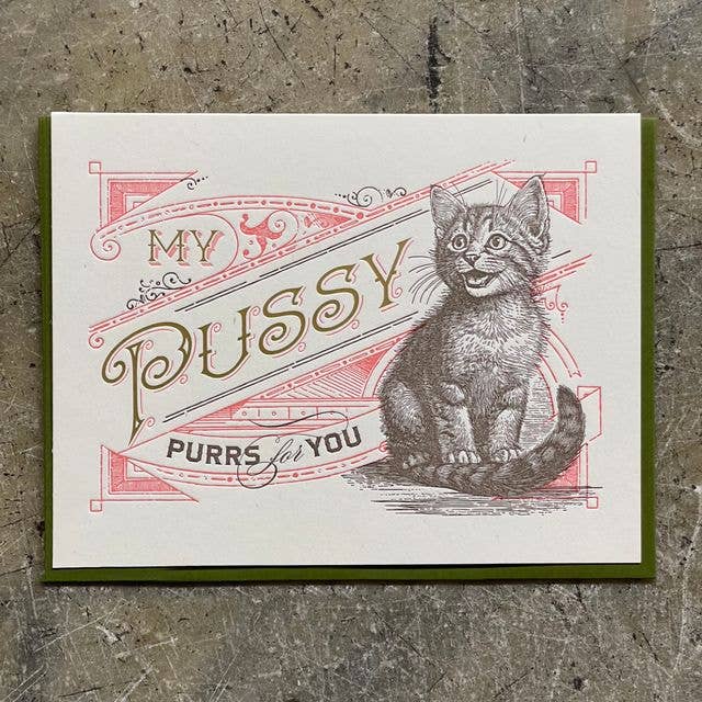 Card / My Pussy Purrs