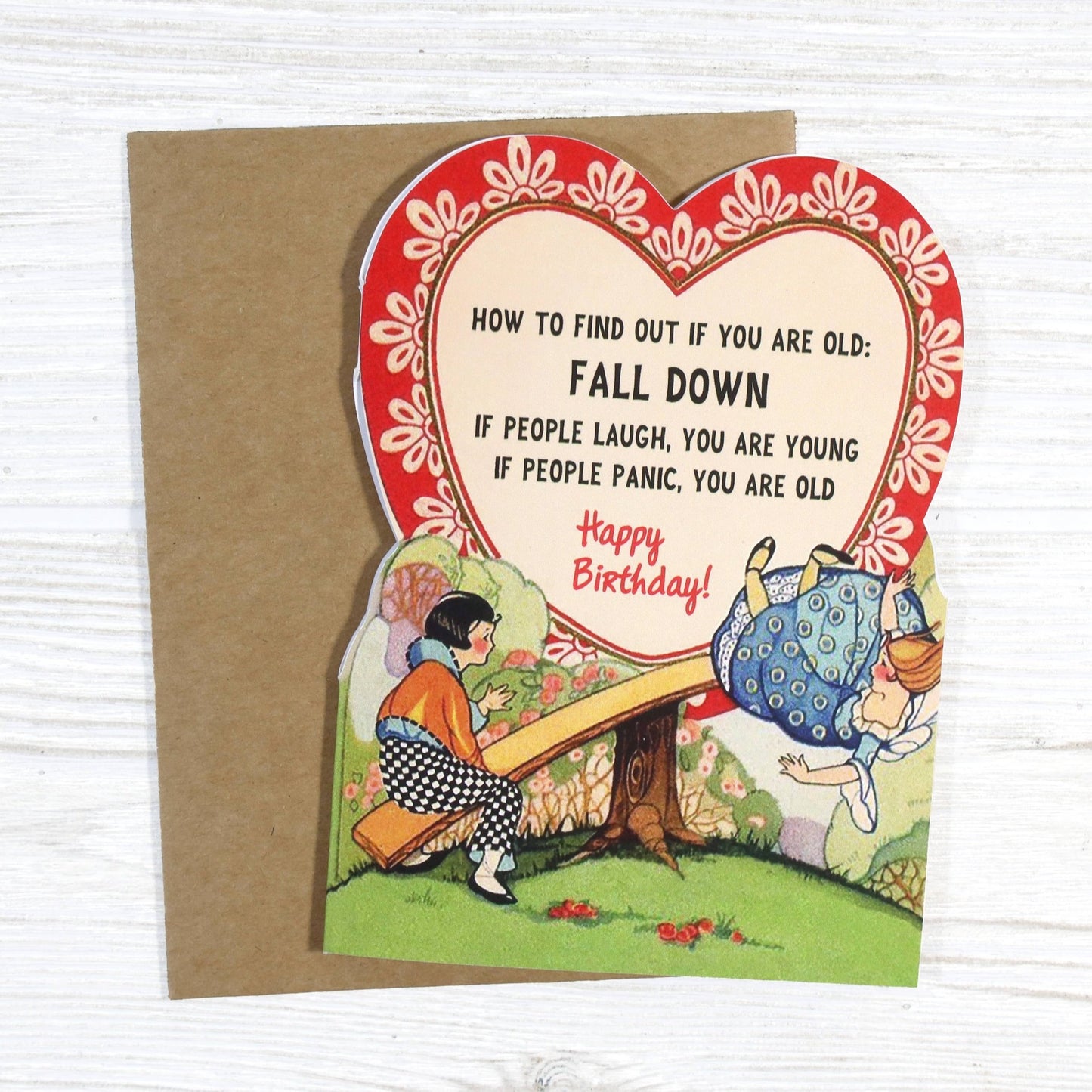 How to Find Out if You Are Old - Funny Birthday Card - The Regal Find