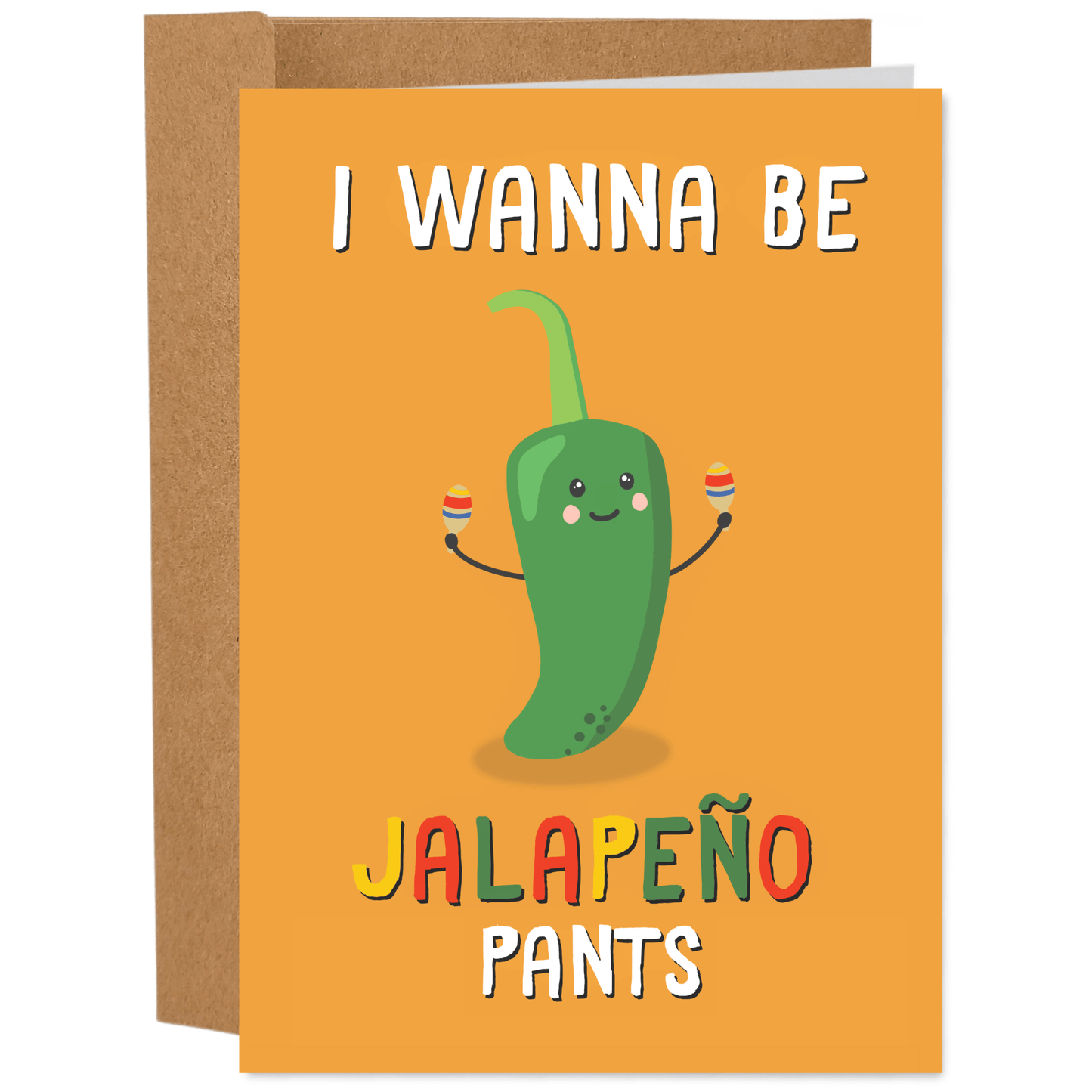 Jalapeno Your Pants - Punny Love Card - The Regal Find