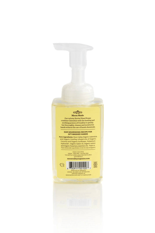 Lemon Rosemary Foaming Herbal Hand Soap - The Regal Find