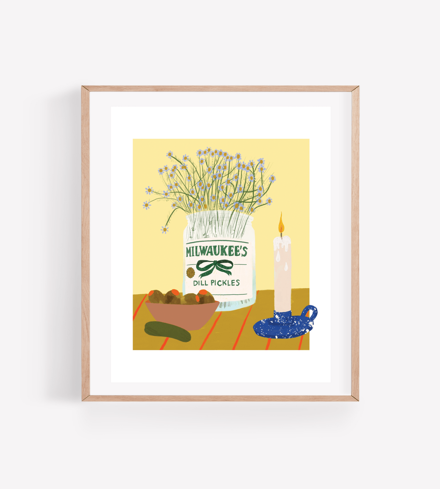 Milwaukee's Dill Pickles Art Print: 8x10" - The Regal Find