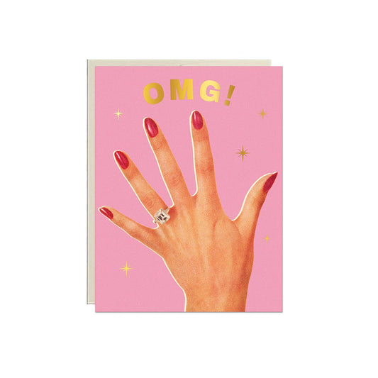 OMG! Engaged Ring Card - The Regal Find