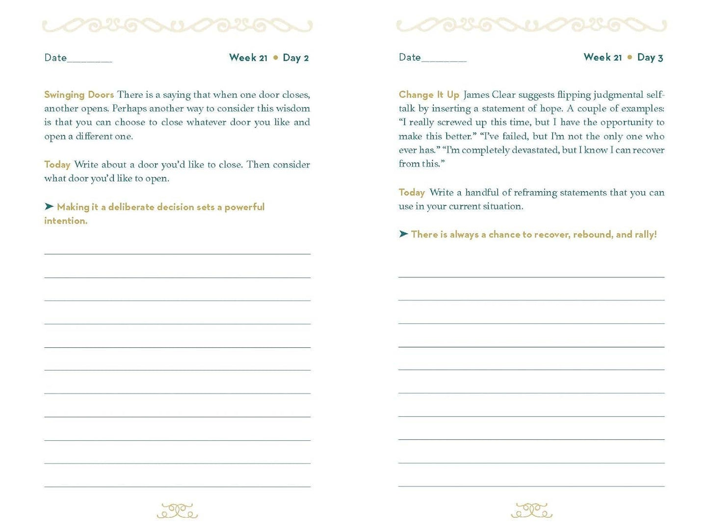 Resiliency Journal: 5 Minutes a Day Towards Strength - The Regal Find