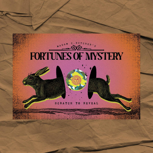 RESTOCKED! Lucky Rabbit Scratch Off Mystery Fortune Card - The Regal Find