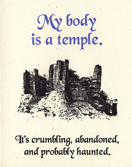 Temple Greeting Card - The Regal Find