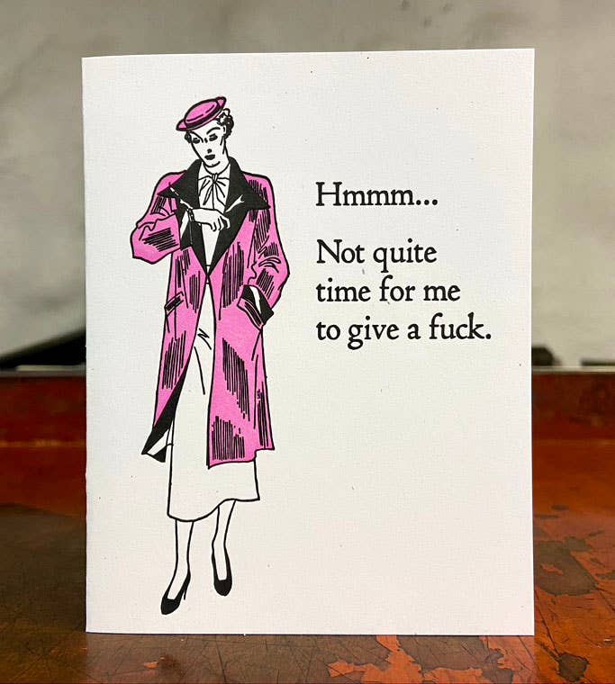 Time to Give Greeting Card - The Regal Find