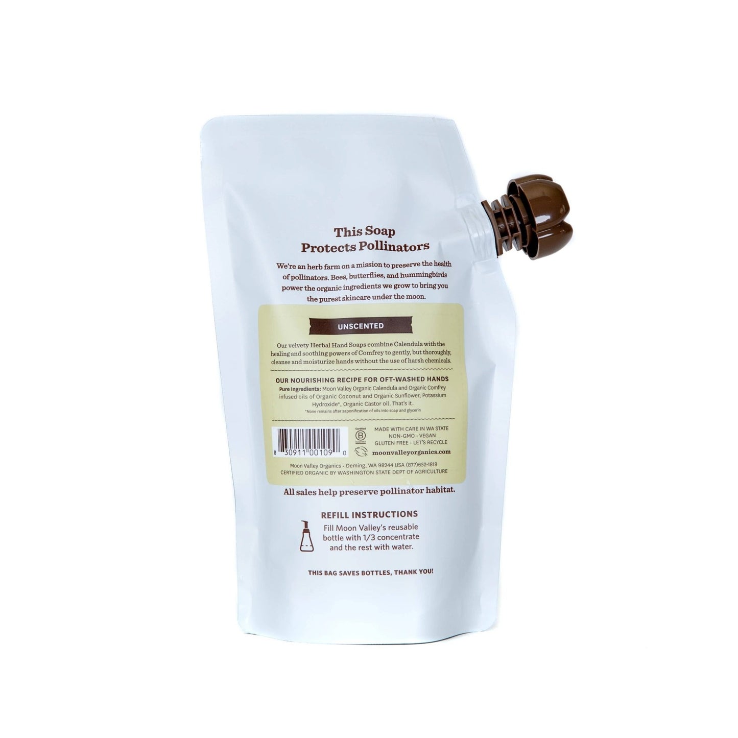 Unscented Foaming Herbal Hand Soap Concentrate - The Regal Find