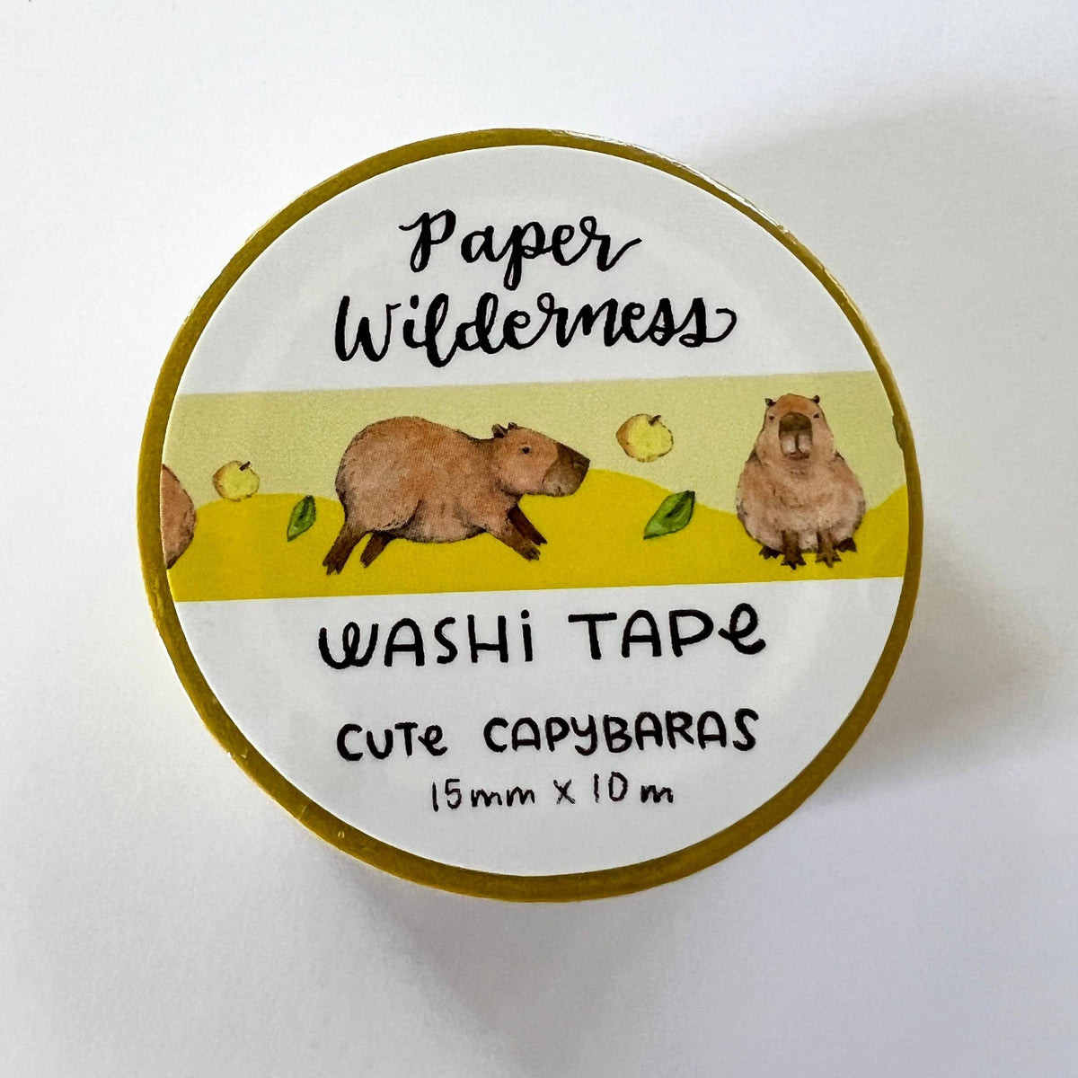 Cute Capybaras 15mm Washi Tape – The Regal Find