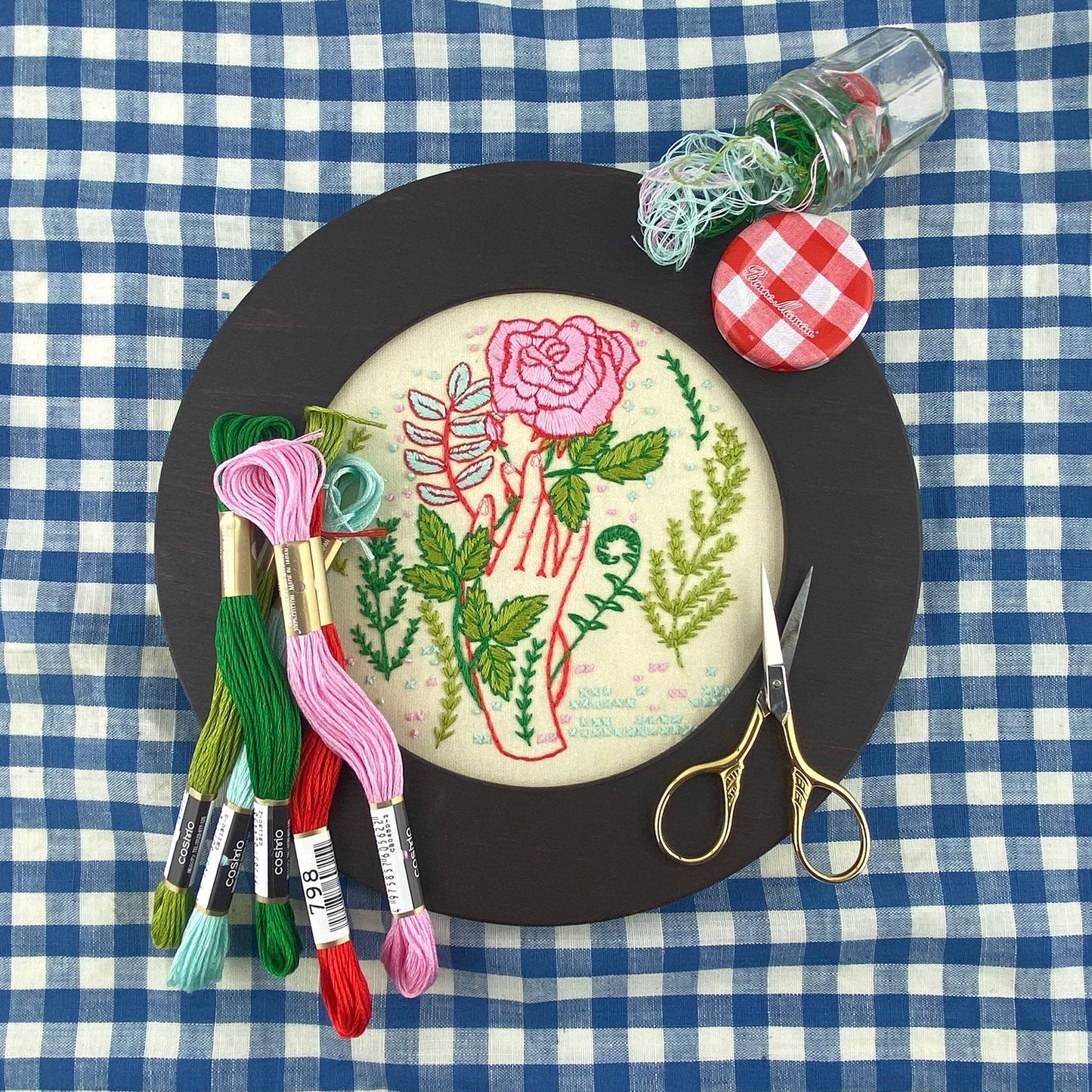 Hello From Rose City Embroidery Kit - The Regal Find