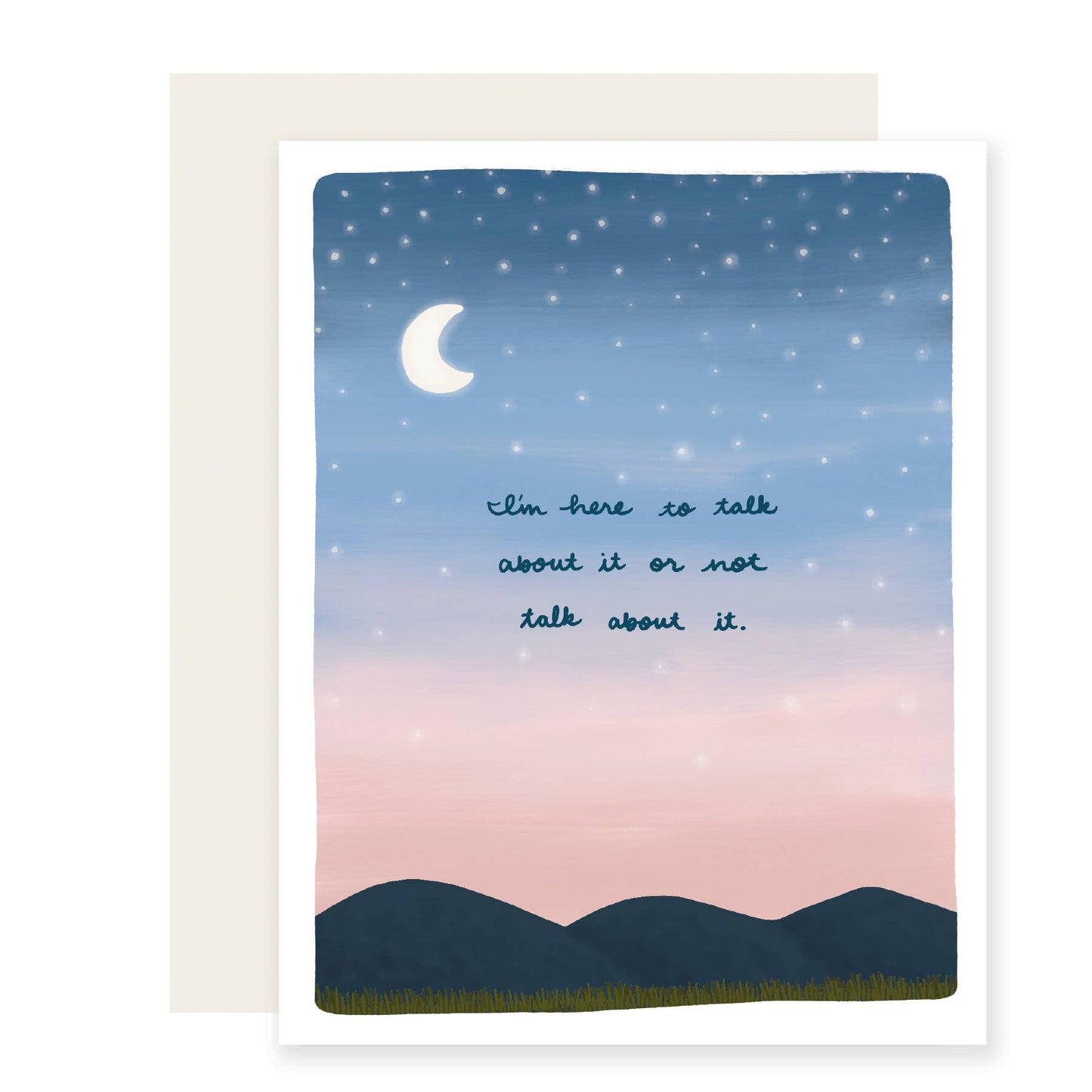 Here to Talk About It Card - The Regal Find