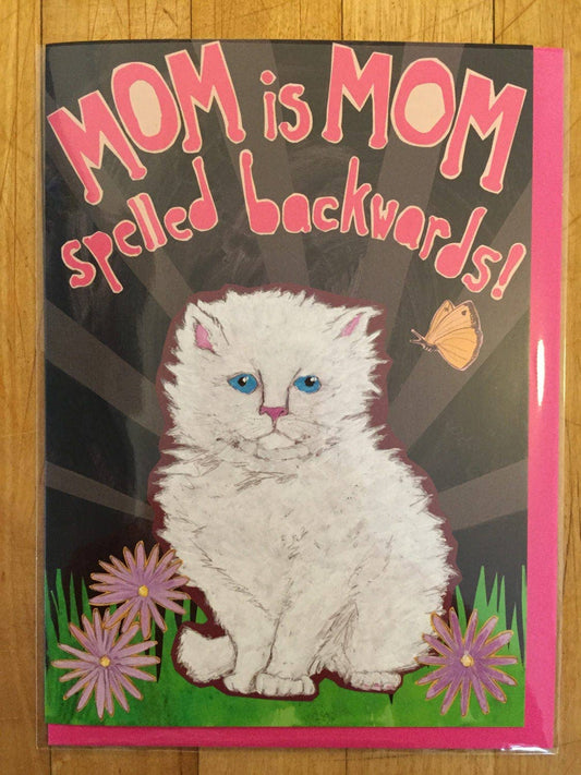 Mom Spelled Backwards Card - The Regal Find