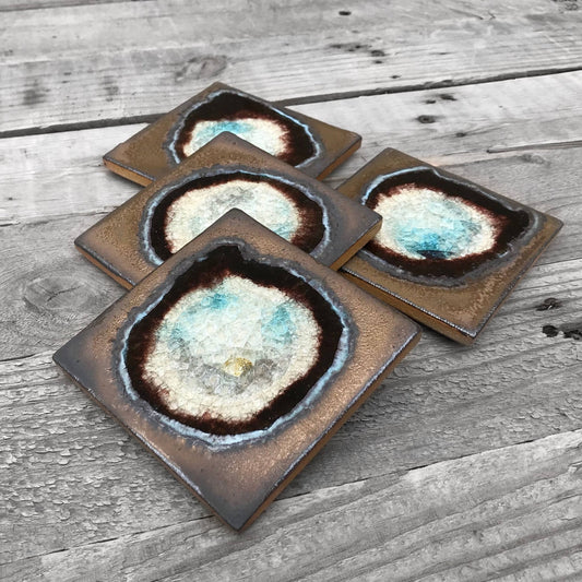 Square Coaster - Bronze: Individual Coaster - The Regal Find
