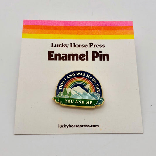 This Land Is Your Land Enamel Pin - The Regal Find
