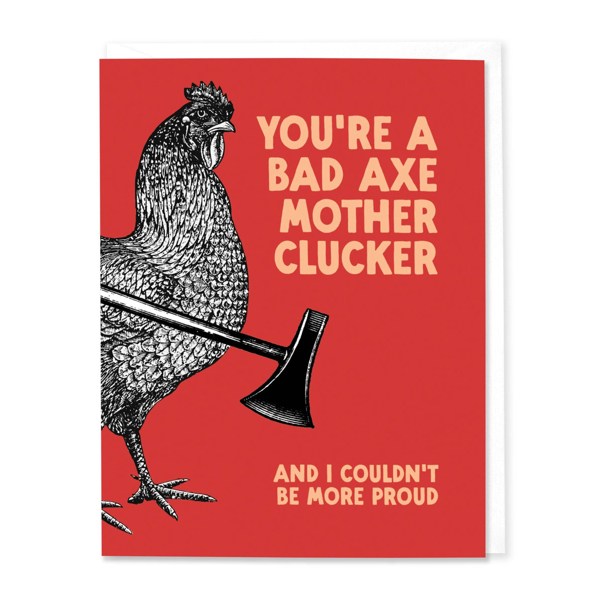 Bad Axe Mother Clucker Congratulations Card